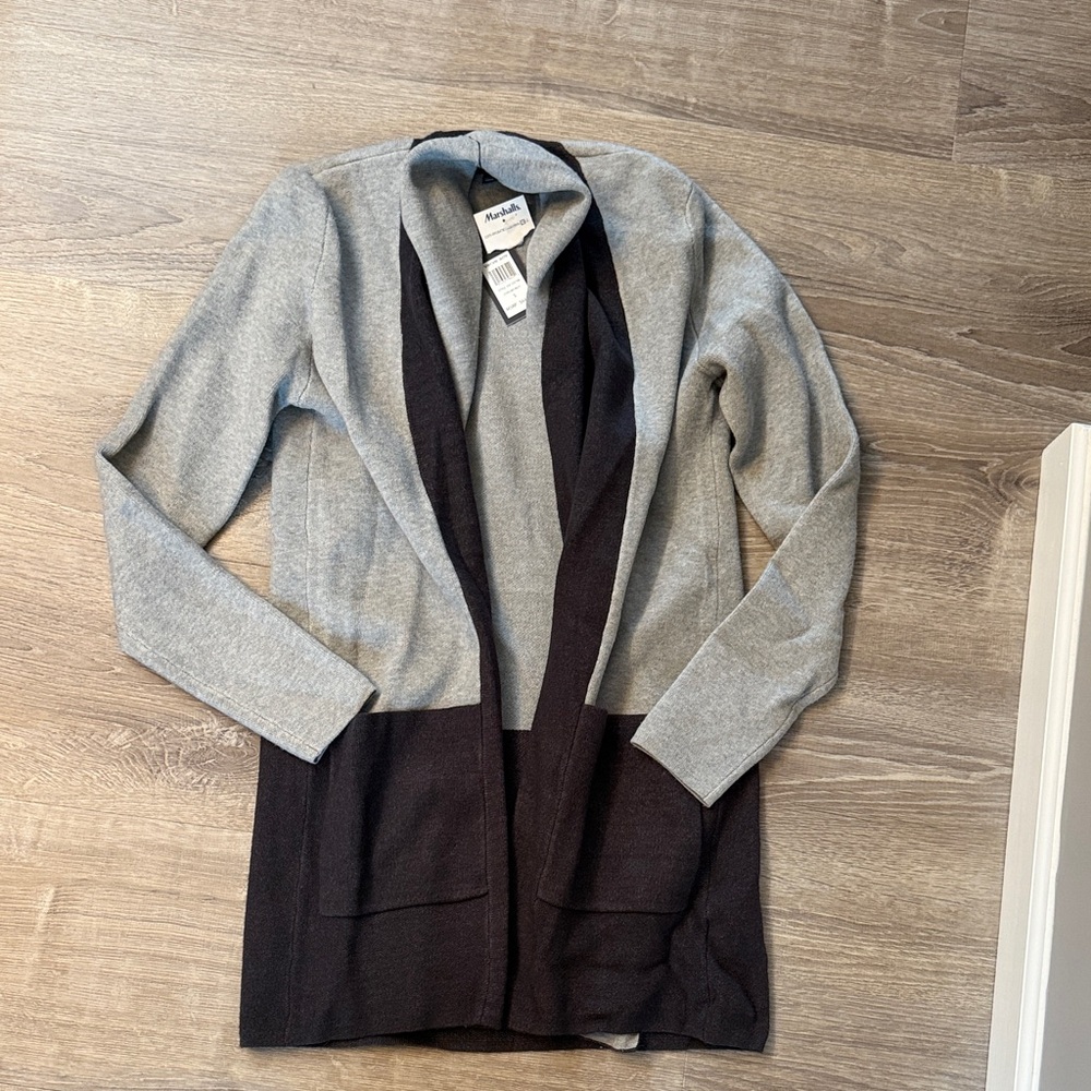 Verve Ami Light Gray Multi Cardigan